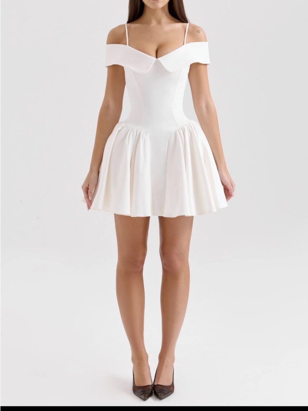 House of CB Elida White Mini Dress